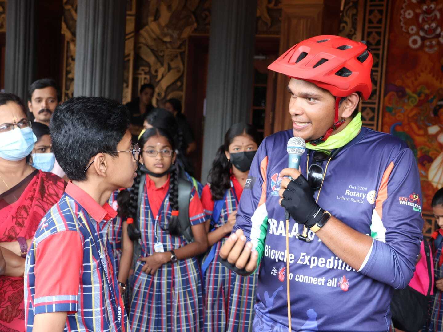 Honoured Solitary Cycle Rider Mr. Faiz Ashraf